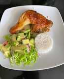 Pollo al horno con cerveza