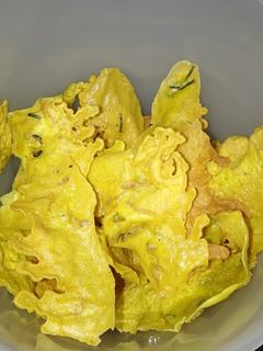 Foto resep Peyek teri daun jeruk