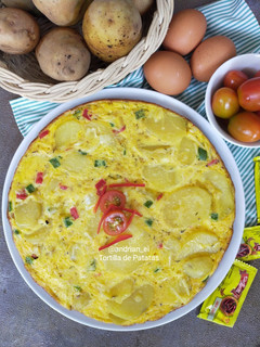 Foto resep Tortilla de Patatas (Omelet ala Spanyol)