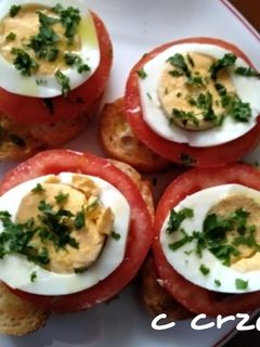 Una foto de Tostadas con huevo