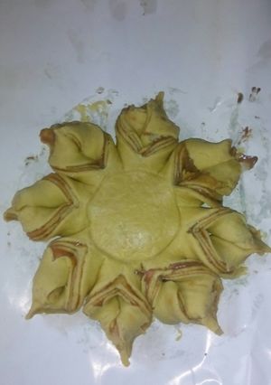A picture of Nutella pie.