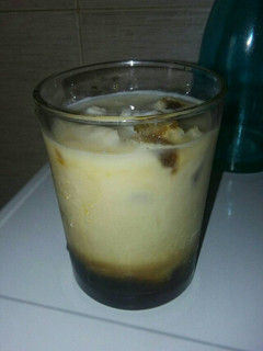 Una foto de Café helado con soja y vainilla