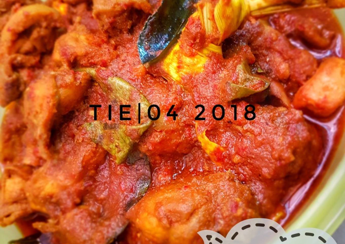 Resep Ayam rica rica aka. Pedas Anti Gagal