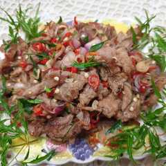 Se'i daging sapi sambal matah রেসিপির প্রধান ছবি