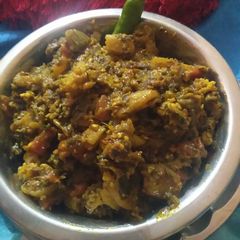 A picture of Annakut veg.