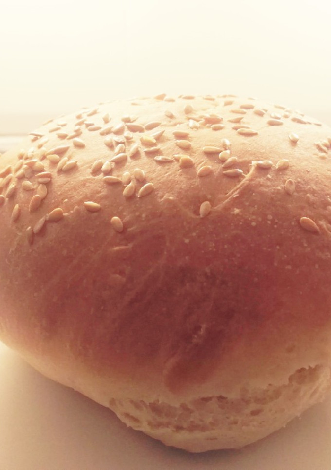 Una foto de Pan de hamburguesa casero