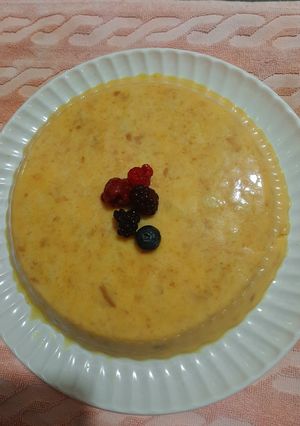 Una foto de Budín (flan) 3 ingredidentes