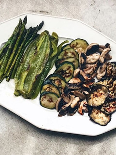 Una foto de Verduras a la plancha. Receta fácil y rápida