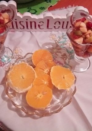 صورة لوصفة سلاطة فواكه مشكلة