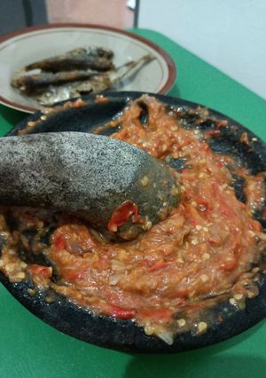Foto resep Sambal terasi tomat segar