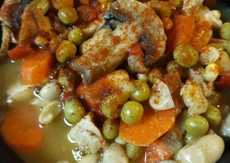 Recipe of Ultimate Chicken Fajita Soup without Tortillas