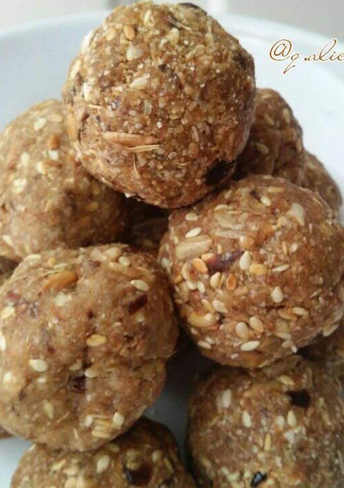 Una foto de Bolitas dulces integrales