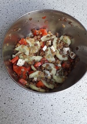 Une photo de Salade de lentille