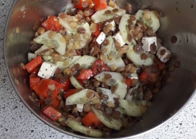 Salade de lentille