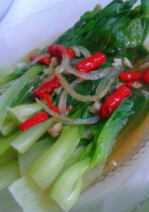 Foto resep Pak Coy Siram Saus Tiram