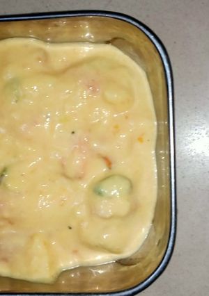 A picture of Mango custard.