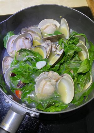 奶油啤酒蛤蠣 的食譜成品照片