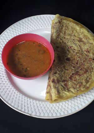 पुरणपोळी ची आमटी (puranpoli recipe in marathi) रेसिपी चे मुख्य फोटो 