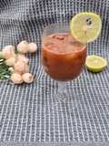 Jus Detox Perpaduan Wortel, Timun, Tomat dan Lemon