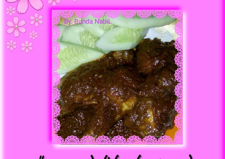 Resep 22.Rendang Ayam istimewa Anti Gagal