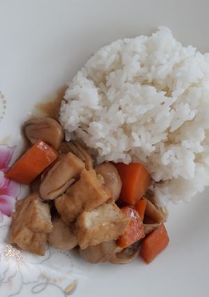 Hình của món Kho chay đơn giản.