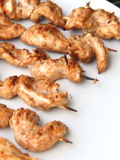 Grillezett Tandoori csirke saslik recept recept fotója
