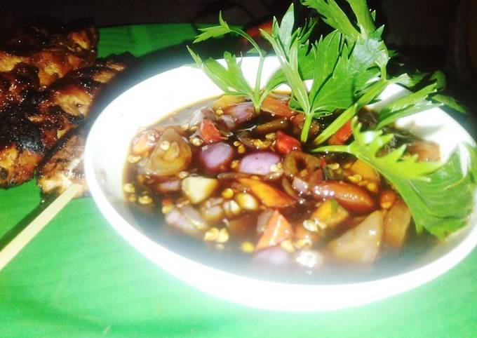 Sate ayam bumbu kecap. Mudah dibuat dan enak