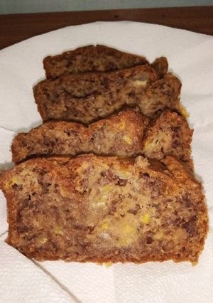 A picture of Easy (and Moist) Banana Cinammon Bread.