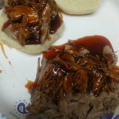 A picture of Pulled pork with A Southern Barbecue Sauce Batch 83.