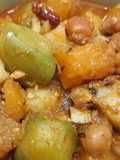 Kumro aloo potoler chakka (pumpkin potato and parwal curry)