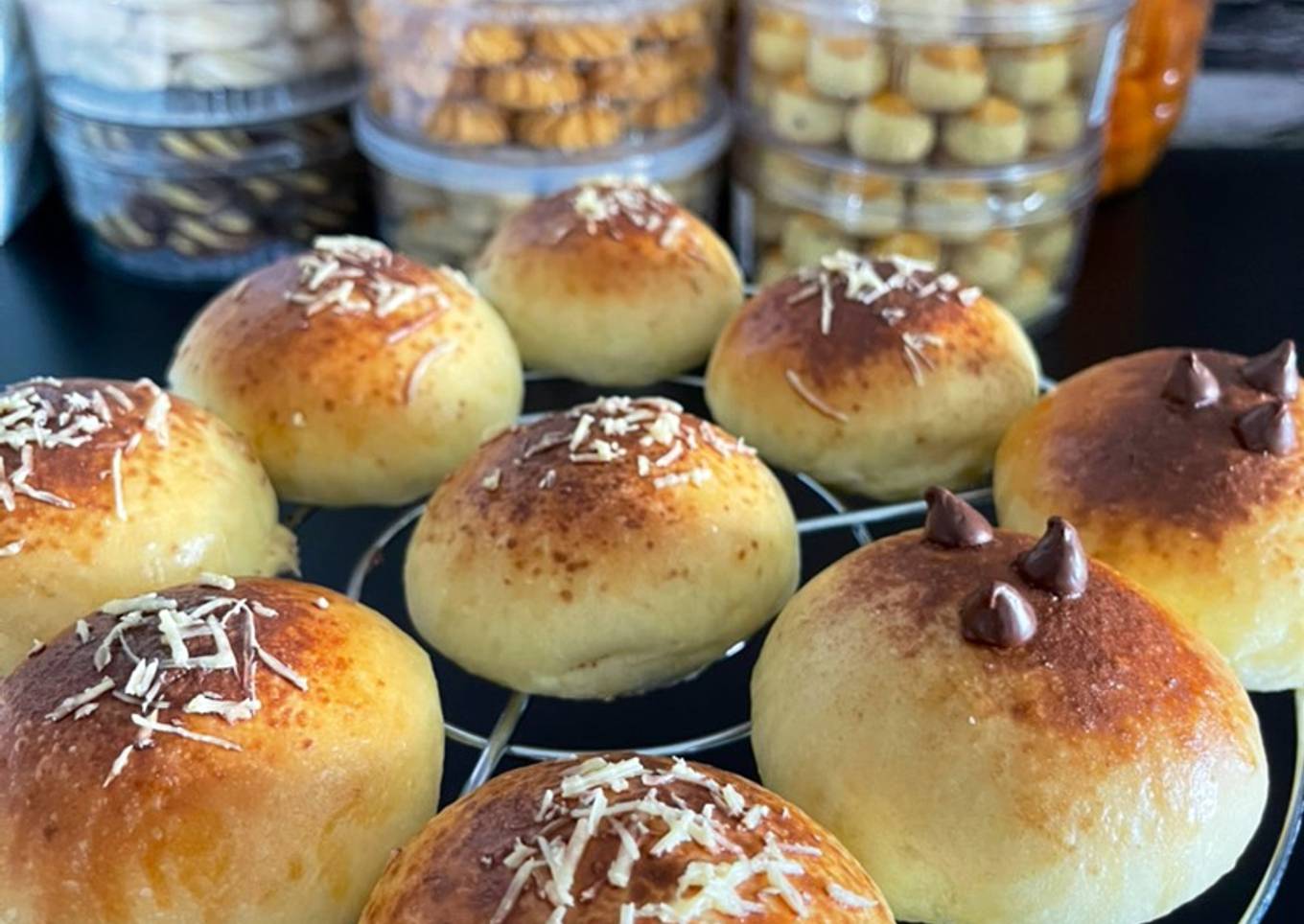 Resep Roti isi coklat keju Anti Gagal