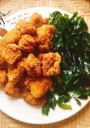 Hình của món Taiwanese popcorn chicken (gà rán kiểu Đài Loan).