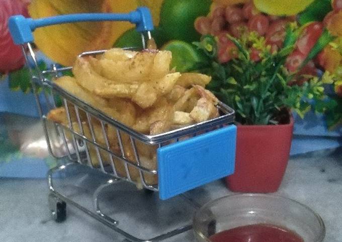 Recipe of Super Quick Homemade French Fries🍟