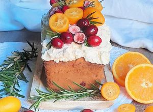 Foto di Plumcake alle arance e ribes rossi