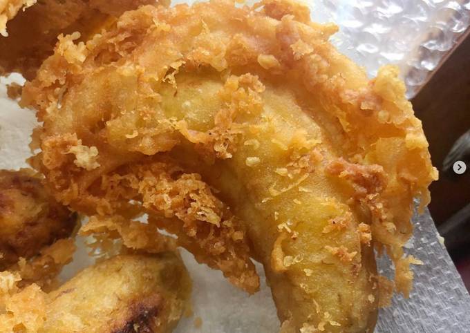 Langkah Mudah untuk Membuat Pisang Kipas Crispy #IdeMasakku Anti Gagal
