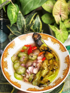 Foto resep Cacapan terong bakar