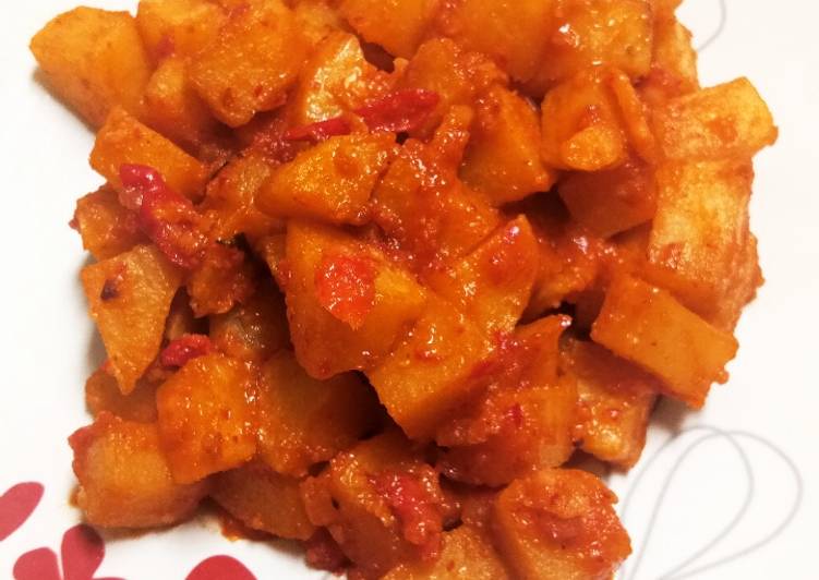 Resep SAMBAL GORENG KENTANG PEDAS MANIS 👌😋 yang Sempurna