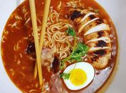 A picture of chicken ramen