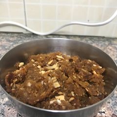 Wheat flour shira(halwa) A picture of Wheat flour shira(halwa).