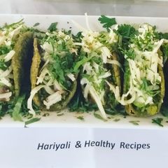 A picture of Hariyali Indian Tacos.