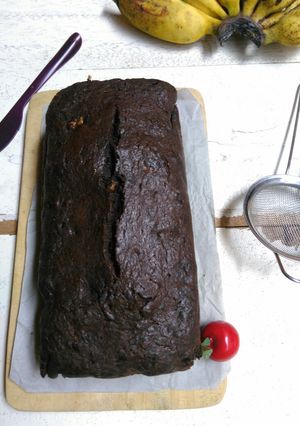 Foto resep Brownis pisang