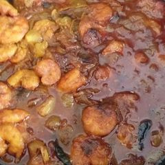 A picture of Prawn curry.
