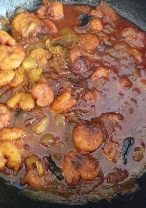A picture of Prawn curry.