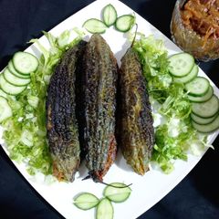 A picture of Masala bharay Karelay.