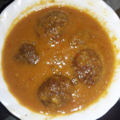 A picture of Lotus stem koftas.