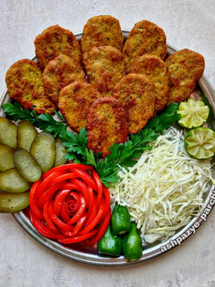عکسی از دستور کتلت مرغ و کینوا 🌸