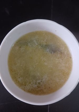 A picture of Raw mango and Coconut soup.