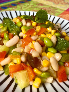 Una foto de Ensalada de Alubias y Edamame