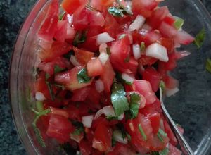 Una foto de Pico de gallo