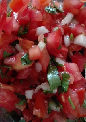 A picture of Pico de Gallo.